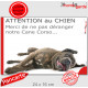 Plaque portail "Attention au Chien, Merci de ne pas déranger notre Cane Corso" Italiano bringé pancarte humour panneau photo