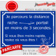 Attention Chien parcourt niche portail en 3 secondes, Plaque bleue portail humour drôle panneau affiche pancarte