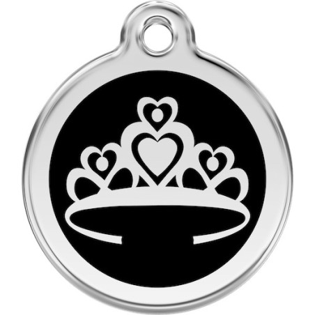Médaille Couronne de Princesse Noire chien chat