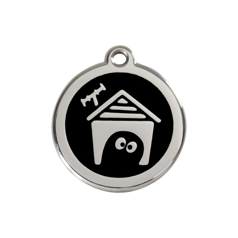 Médailles Niche Noir Onyx chien ou Chat