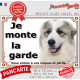 Montagne des Pyrénées, plaques portail "Je Monte la Garde, risques et périls" pancarte panneau pyrennées attention chien