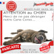 Plaque portail "Attention au Chien, Merci de ne pas déranger notre Cane Corso" Italiano bringé pancarte humour panneau photo