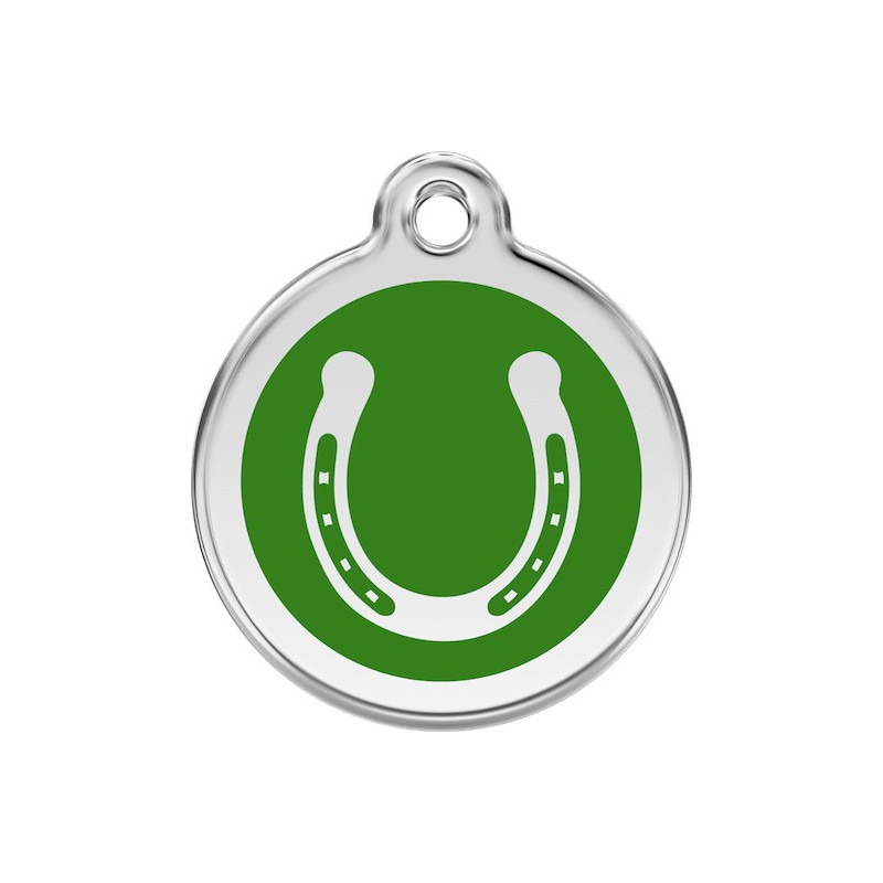 Médailles Identité Vert Fer à Cheval Chien Chat Médailles Identité Vert Fer à Cheval Chien Chat