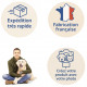 Expédition rapide, fabriqué en France, photo personnalisée, jemontelagarde.com
