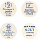 transport gratuit, produits créatifs, site sécurisé, avis vérifiés, jemontelagarde.com