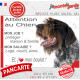 Griffon Korthals, plaque Attention au Chien humour – mon job ? protéger maison & famille – j’aime mon job logé nourri aimé…