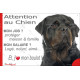 Rottweiler, plaque Attention au Chien humour – mon job ? protéger maison & famille – j’aime mon job logé nourri aimé… Rott