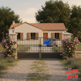 Pancarte Bleue “Attention Aux Chiens” Au PLURIEL, 4 Tailles