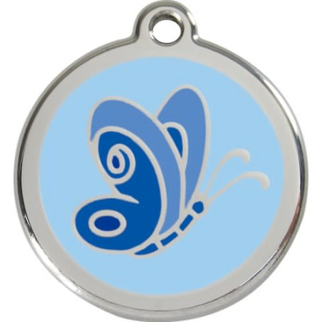 Médailles Identité Papillon pour Chiens et Chats - 3 Couleurs Médailles Identité Papillon pour Chiens et Chats - 3 Couleurs