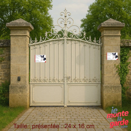 Border Collie noir et blanc poil long, plaque humour "parcourt la distance Niche-Portail en moins de 3 secondes" 3 Tailles D Border Collie noir et blanc poil long, plaque humour "parcourt la distance Niche-Portail en moins de 3 secondes" 3 Tailles D