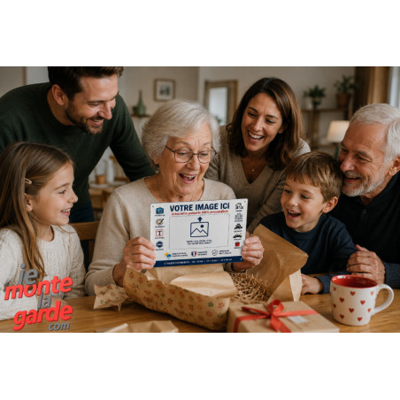 Sticker personnalisé avec votre image, résiste dehors, fabriqué en France, idée cadeau