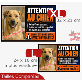 Photo Personnalisable, plaque humour "distance Niche-Portail 3 secondes" 2 Tailles