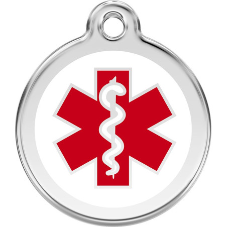 Médaille identité urgence médicale santé pour Chiens et Chats diabète, épilepsie, allergie
