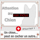 Pluriel pour plaque portail Attention au Chien, Epagneul Papillon Continental Tête pancarte panneau