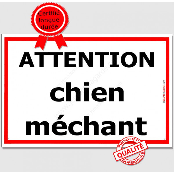 Panneau - Chien mechant