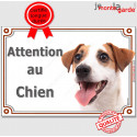 Jack Russell, plaque portail "Attention au Chien" 2 tailles LUX D