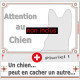 Schnauzer noir et blanc, pluriel pour plaque portail " Attention au Chien" pancarte panneau photo