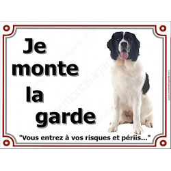 Landseer Assis, plaque "Je Monte la Garde" 2 tailles LUX C