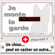 Berger Belge Laekenois, Pluriel pour plaque portail "Je Monte la Garde, risques périls" panneau affiche pancarte photo race