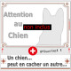 Lévrier Afghan fauve pluriel pour Plaque portail "Attention au Chien" pancarte panneau photo