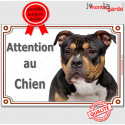 American Bully, plaque portail "Attention au Chien" 2 tailles LUX