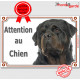 Rottweiler, plaque portail "Attention au Chien" pancarte panneau photo Rott