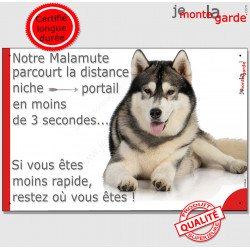 Plaque attention chien personnalisable photo - Personnalisation