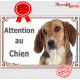 Beagle Harrier plaque portail "Attention au Chien" pancarte panneau photo