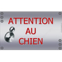 Plaque 20 cm OBI, Attention au Chien, Mécanique