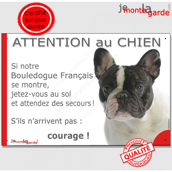 Bouledogue Français, Panneau humour 