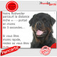 Rottweiler Tête, plaque humour attention au chien "parcourt Distance Niche - Portail" pancarte drôle panneau photo