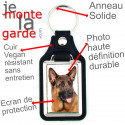 Porte-Clefs cuir vegan, photo Berger Allemand