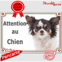 Chihuahua, plaque portail "Attention au Chien" 24 cm LUX