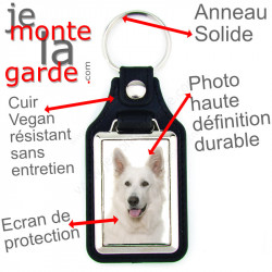 Porte-Clefs cuir vegan, photo Berger Blanc Suisse