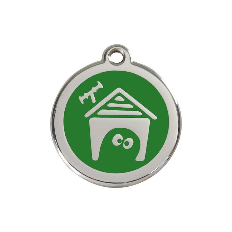 Médailles Identité Niche Vert pour chiens et chats Médailles Identité Niche Vert pour chiens et chats