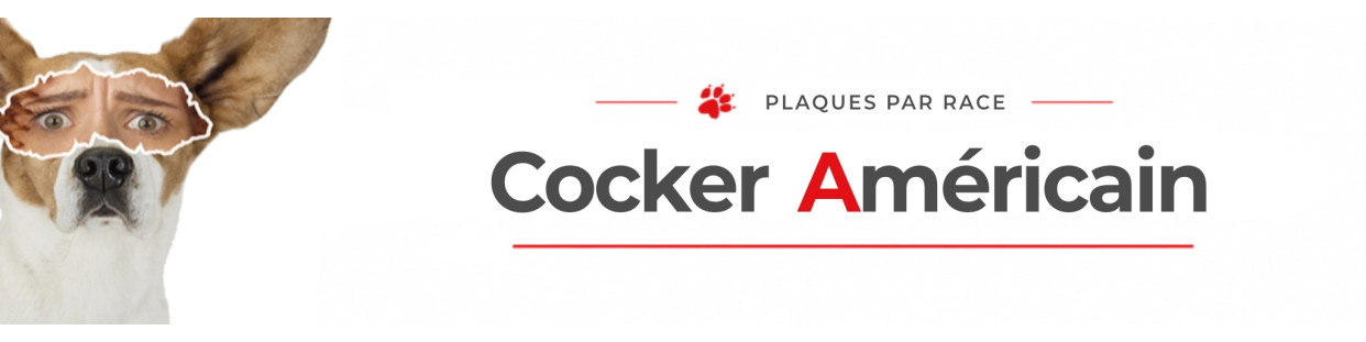 Cocker Américain – Plaques, stickers et porte-clés