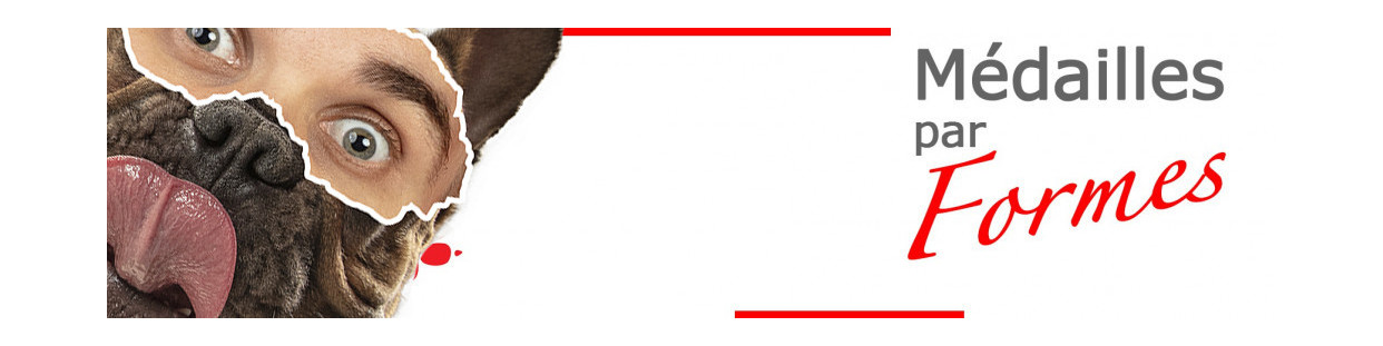 Toutes les Formes de Médailles Identités chien et chat, os, coeur, rond...