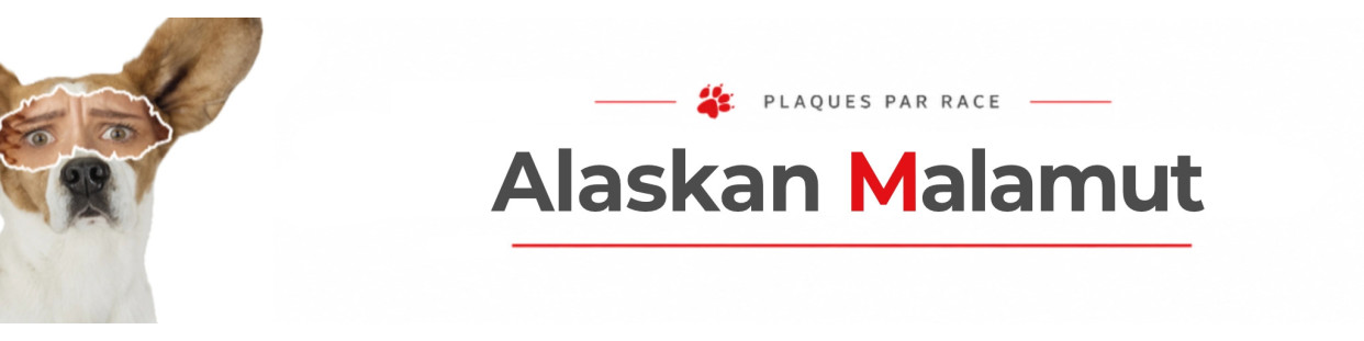 Malamute – Plaques, stickers et porte-clés