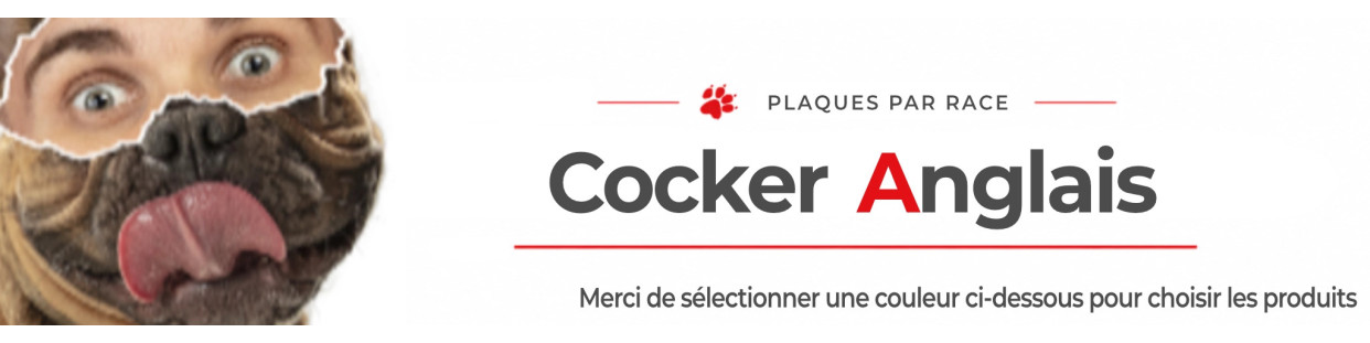 Cocker Anglais – Plaques, stickers et porte-clés