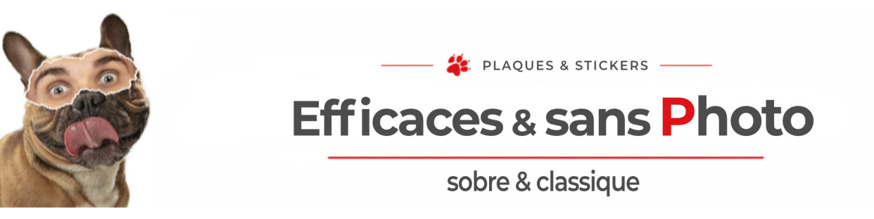 Pancartes efficaces sans photo pour portail et clôture