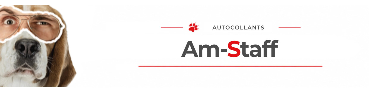 Stickers Amstaff | Autocollants American Staffordshire Terrier