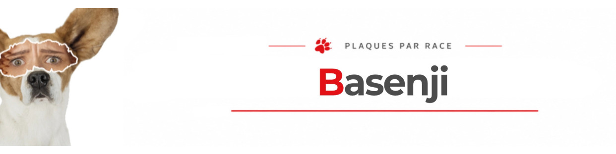 Basenji – Panneaux, Stickers et Signalétique Chien Vigilant