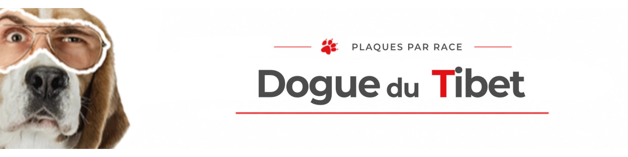 Dogue du Tibet – Plaques, stickers et porte-clés