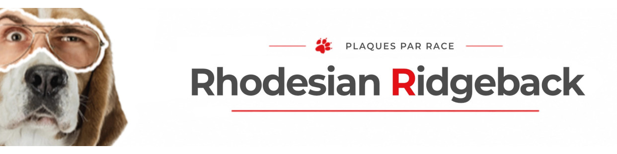 Rhodesian Ridgeback – Plaques, stickers et porte-clés