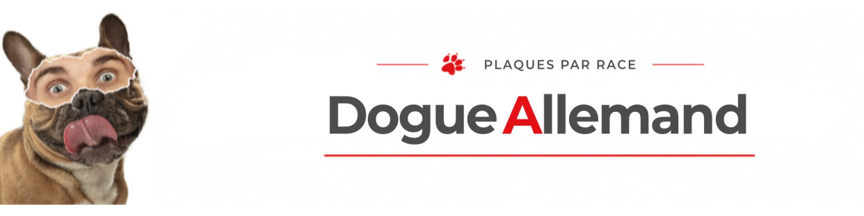 Dogue Allemand – Plaques, stickers et porte-clés