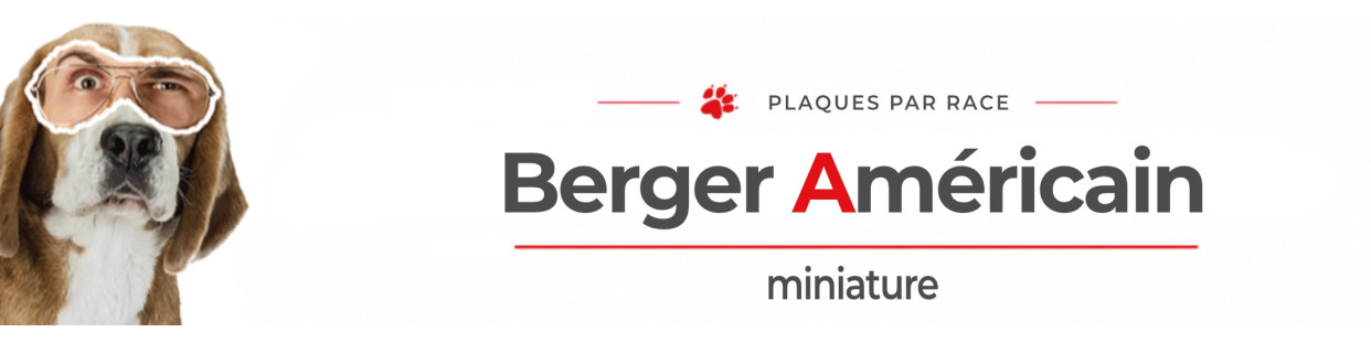 Berger Américain Miniature – Plaques, stickers et porte-clés