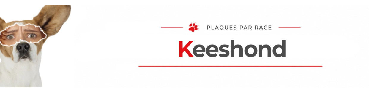 Keeshond (Spitz Loup) – Plaques, stickers et porte-clés