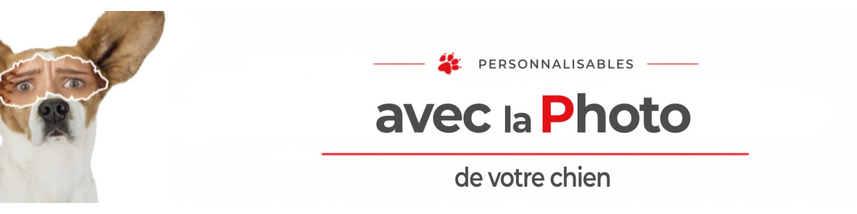 Pancartes personnalisées avec la photo de votre chien