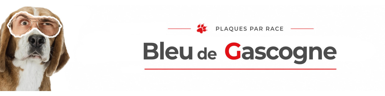 Bleu de Gascogne – Plaques, stickers et porte-clés