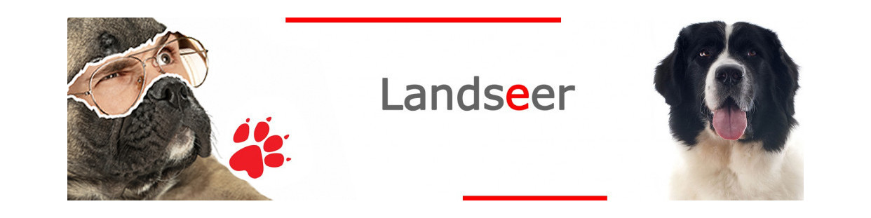 Landseer – Plaques, stickers et porte-clés